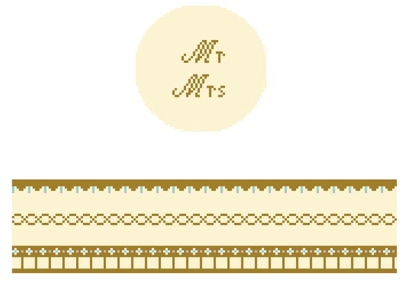 FS-R-36 Mr& Mrs Gold Round Hinged Box