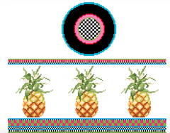 FS-R-42 Pinapples Round Hinged Box