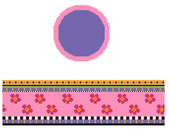 FS-R-54 Floral Pink Round Hinged Box