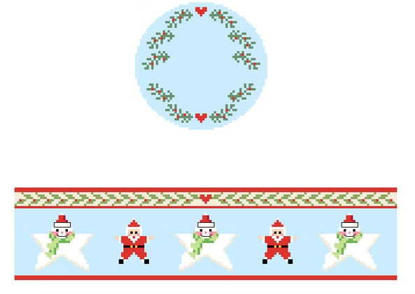 FS-R-76 Snowman&Santa Round Hinged Box