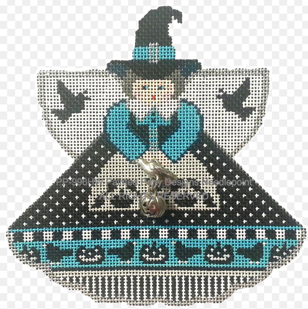 Painted Pony 996HW Angel with Charms: Crow & Pumpkin Angel