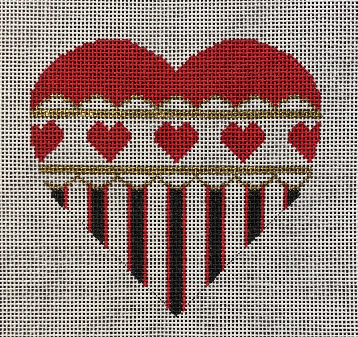 H-30 Red Heart with Hearts