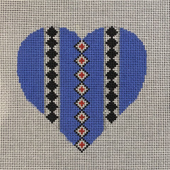 H-31 Periwinkle Heart