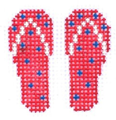 HB-18 Mini - Red Flip Flops