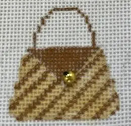 HB-76 Mini Purse Tan Stripe