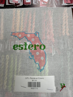 LVFL Florida w/ Estero Pink w/ Blue outline
