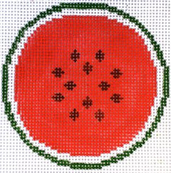 HB-515 Watermelon Coaster/Ornament with stitchguide