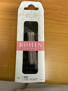 Bohin Needle- Size 10 Straw- Milliners- Beading