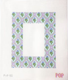 PNA-0046 Purple Floral Frame