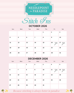 Needlepoint in Paradise Stitch Ins 2026