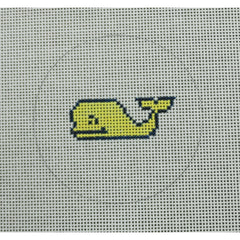 KKMO104 Yellow Whale Mini Round 3" Round