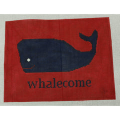KKP117R Whalecome on Red 8.5 x 11