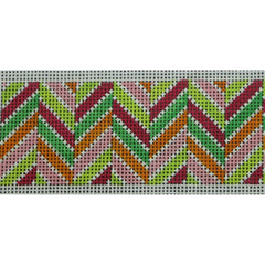 KKSGS10B Chevron Pinks, Greens, and Oranges Sunglass Strap 1.5 x 12.25