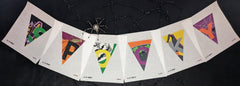 LL-BUN-1031s SPOOKY Garland -- 6 Individual Canvases