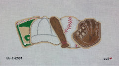 LL-C-2931 Baseball Cookies Row