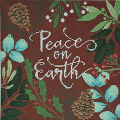 LL-PW-5a Botanical Red Peace on Earth