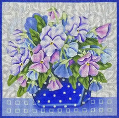 525A Pansy Pillow
