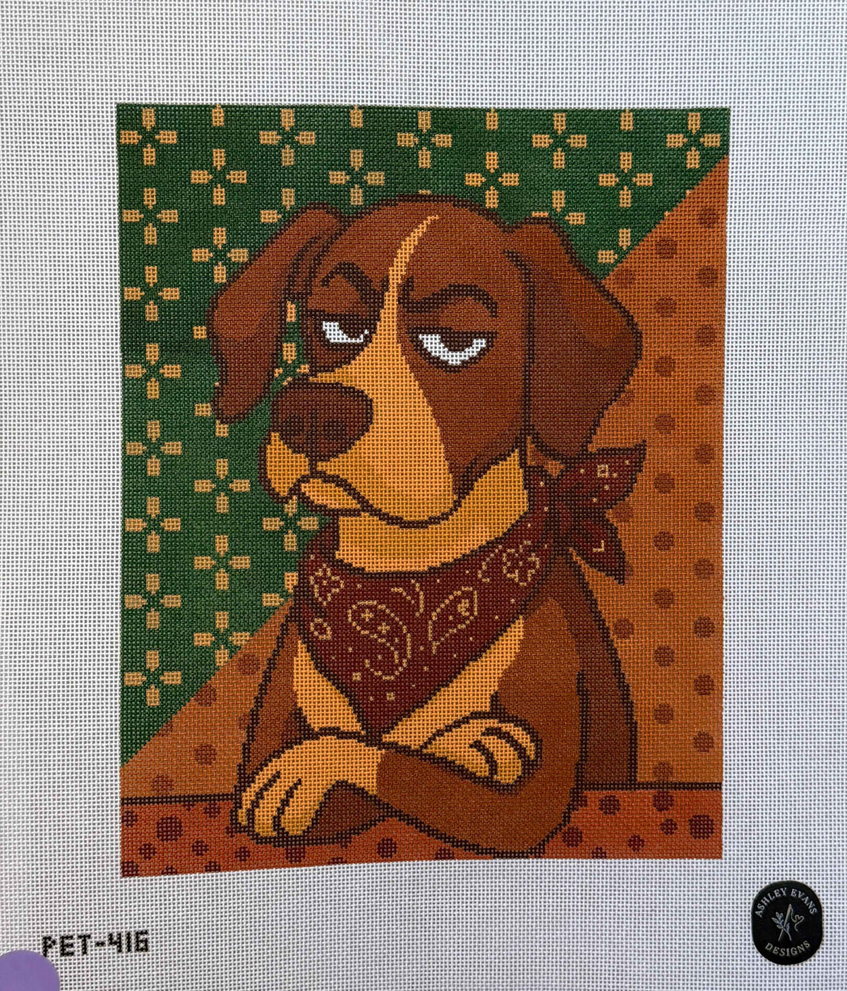PET-416_AED Hank Stubborn Pup Hound Dog