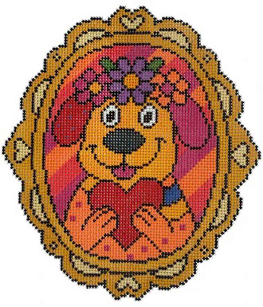 PET-418_AED Lulu's Heart Full of Happiness Golden Dog