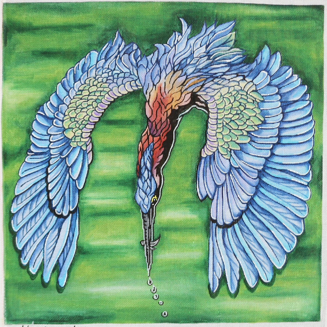 R1005 Blue Heron Swoop
