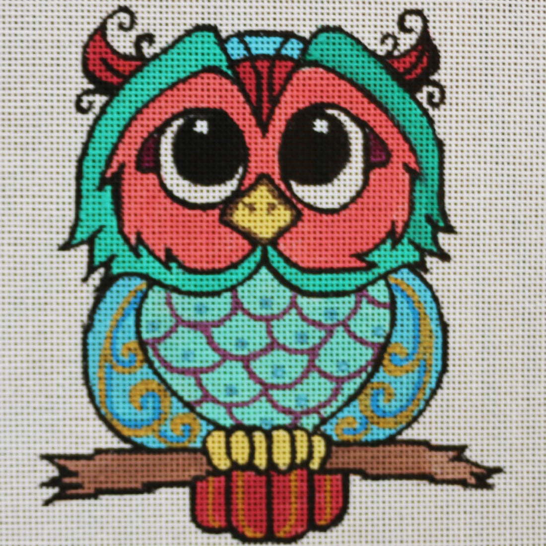 R1052 Peach Face Owl