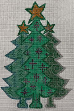 R1229 Tall Tree Trio - Greens