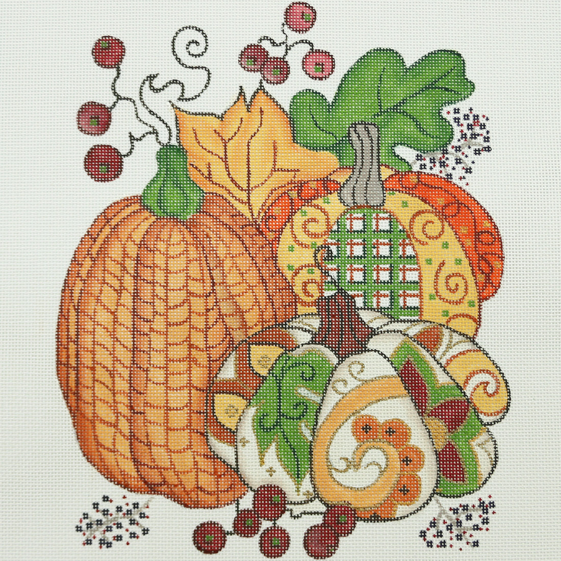 R1246 Patterned Pumpkin Trio