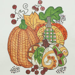 R1246 Patterned Pumpkin Trio