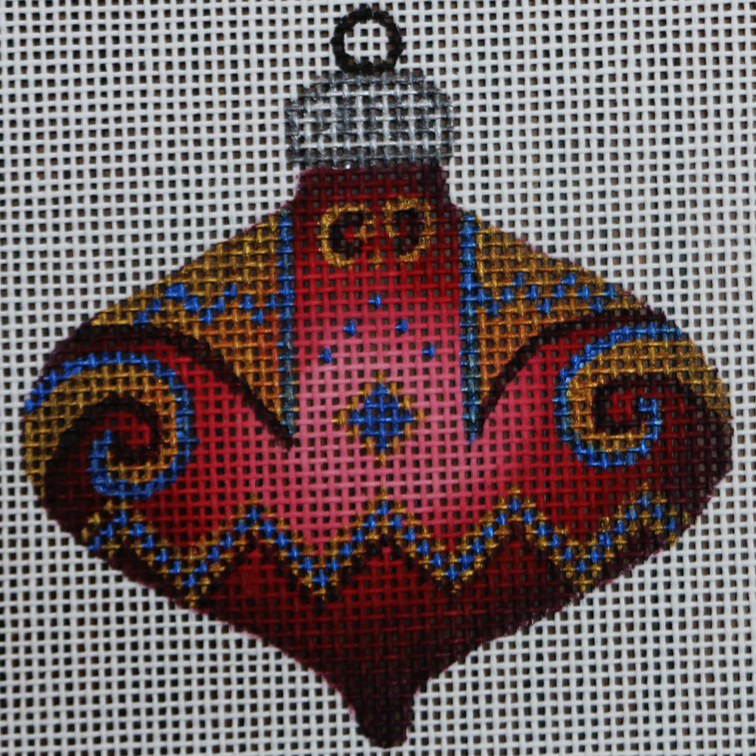 R189 Red/Gold/Blue Ornament