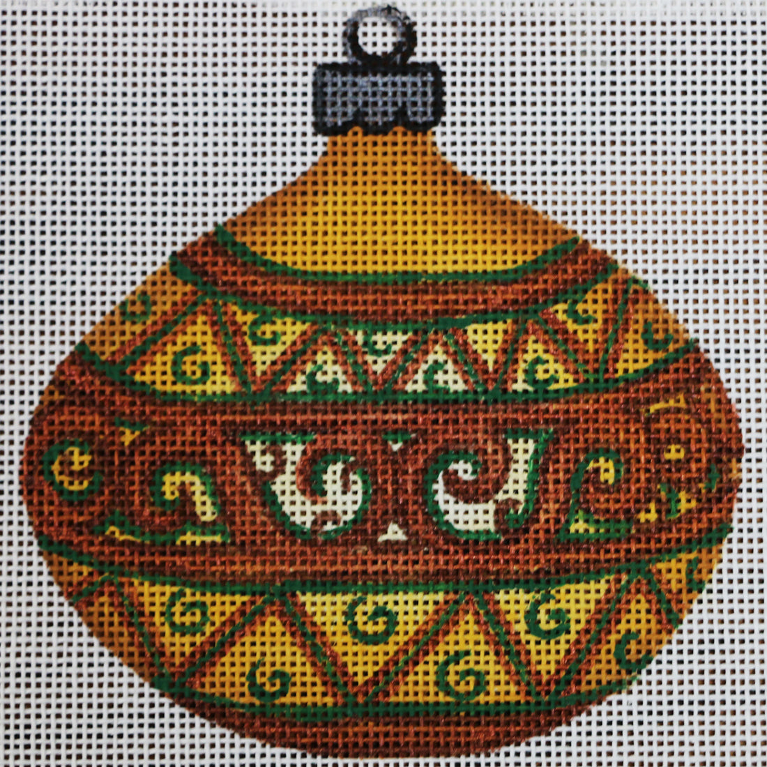 R203 Yellow and Green Ornament