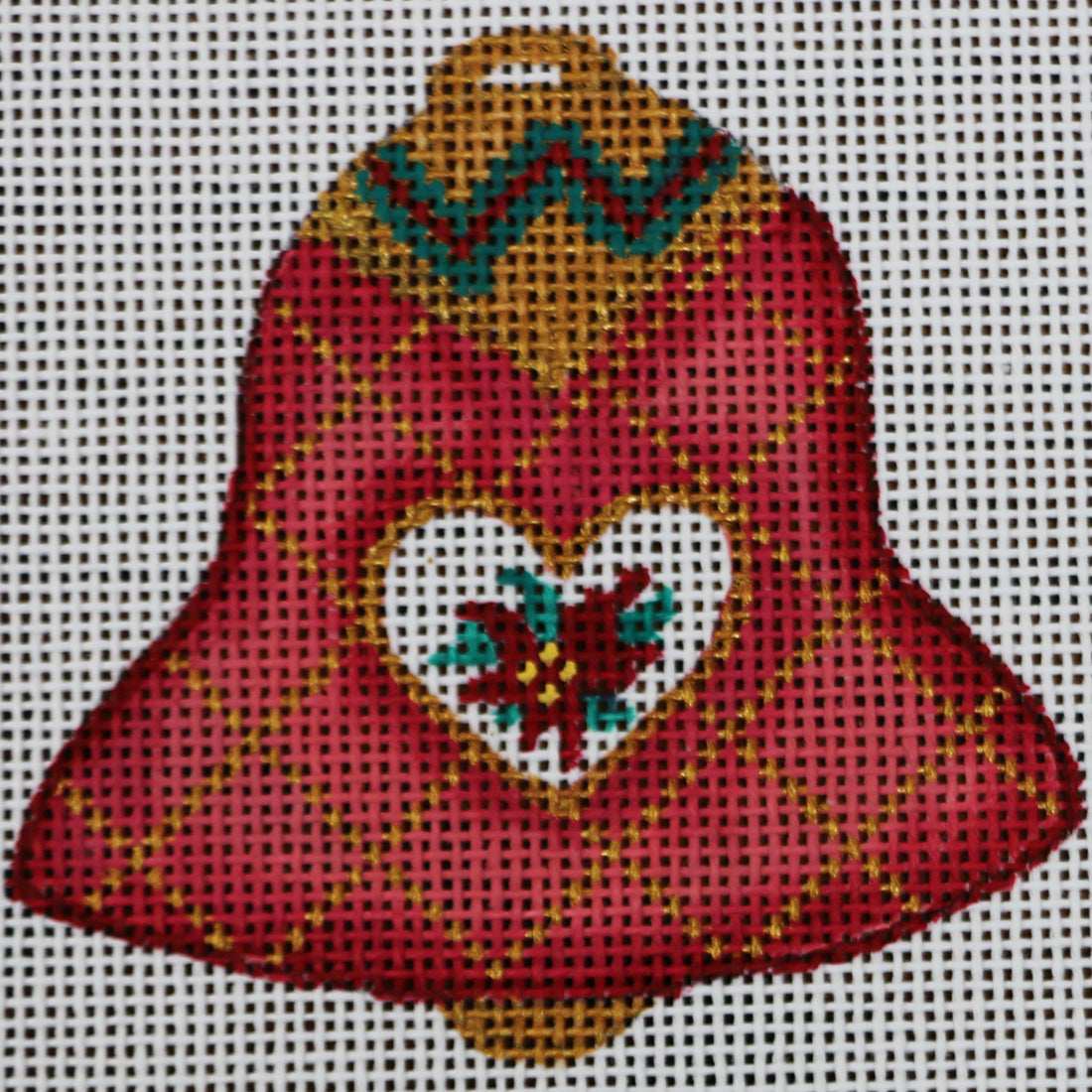 R227 Red and Gold Holly Bell