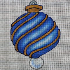 R239 Blue and Gold Ornament