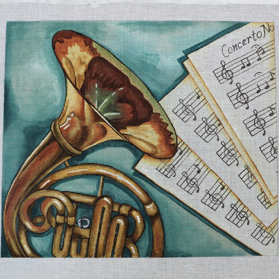 R398 Frenchhorn w/Sheet Music