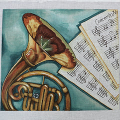 R398 Frenchhorn w/Sheet Music