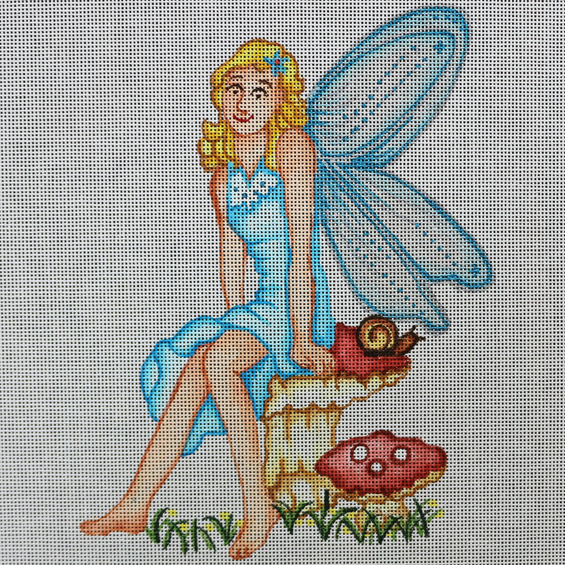 R518 Fairy on a Mushroom
