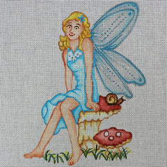 R518 Fairy on a Mushroom