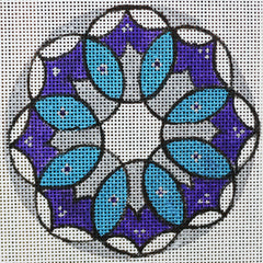 R556 kaleidoscope - blue, purple, and white