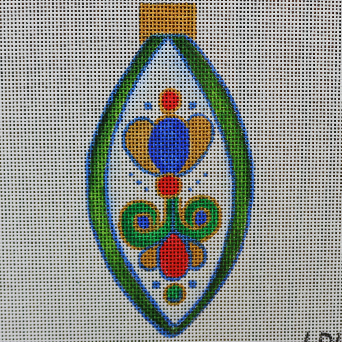 R606 Green/Blue Ornament