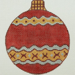 R625 Red/Gold Ornament