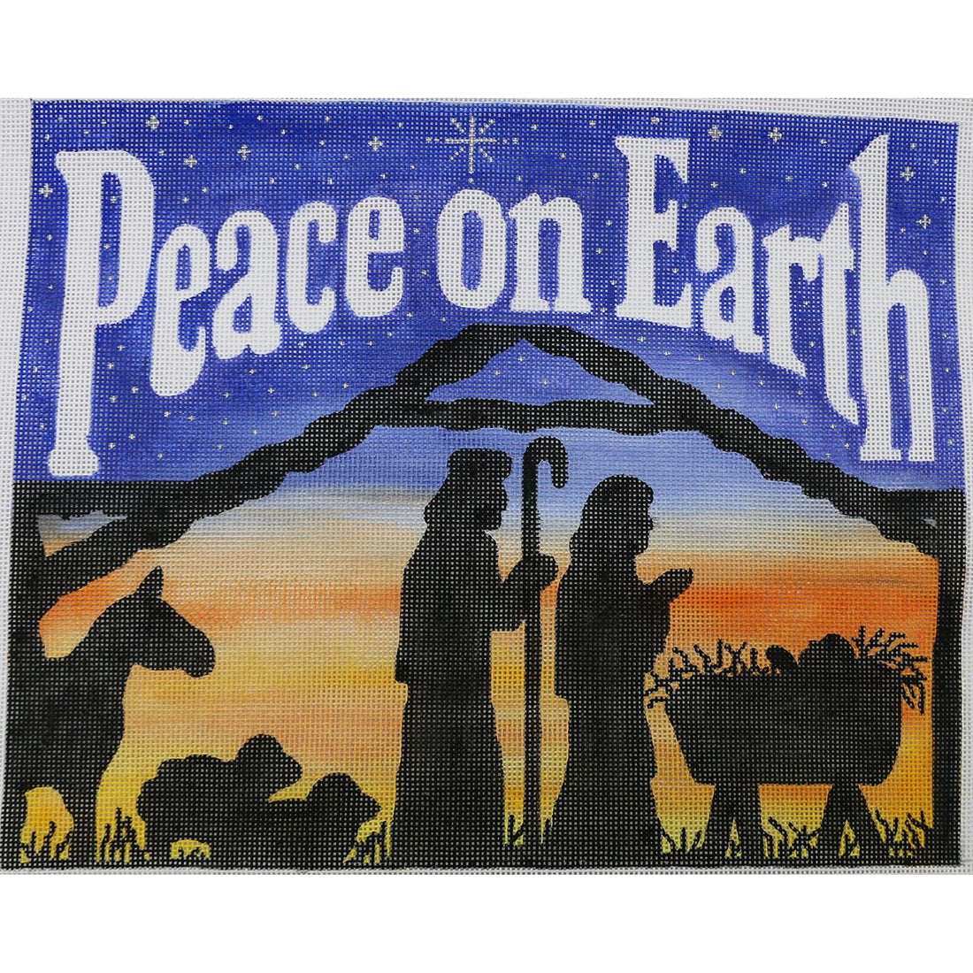 R642 Peace On Earth w/Manger Scene