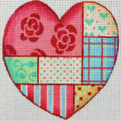R761 Patchwork Heart
