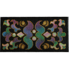 R81 Stained Glass Floral Insert