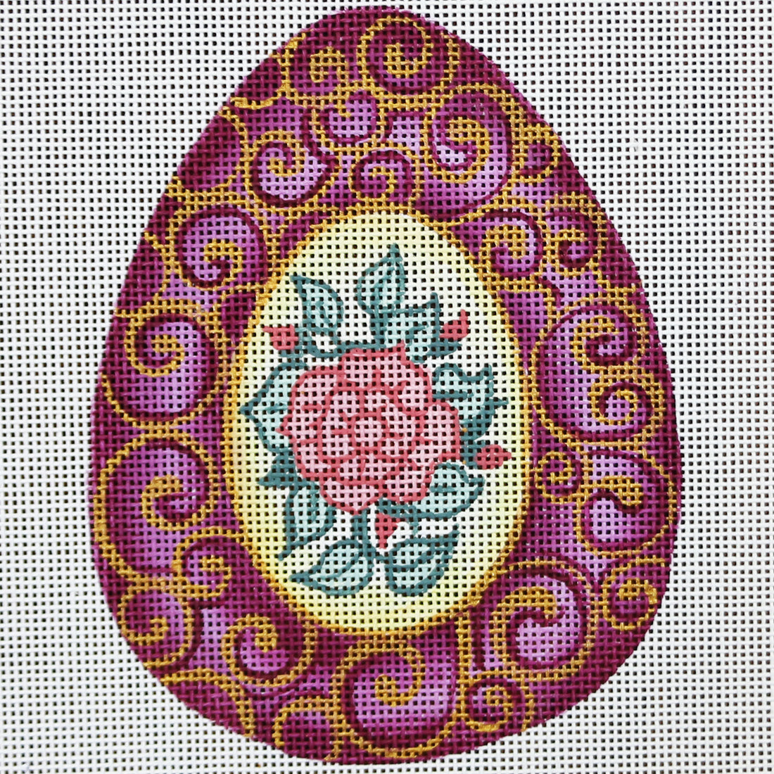 R825 Purple Egg w/ Flower in the middle