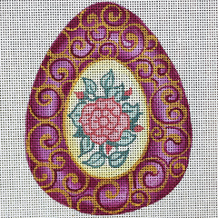 R825 Purple Egg w/ Flower in the middle