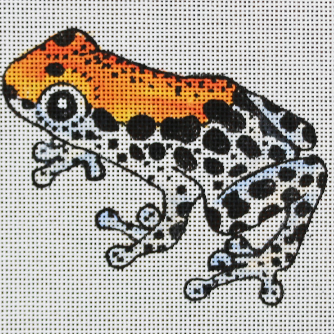 R847 Orange and black frog