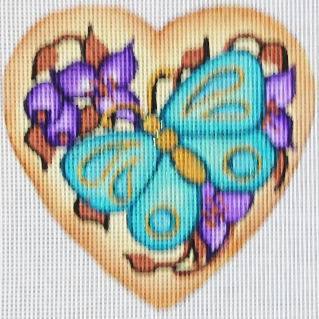 R962 Butterfly heart