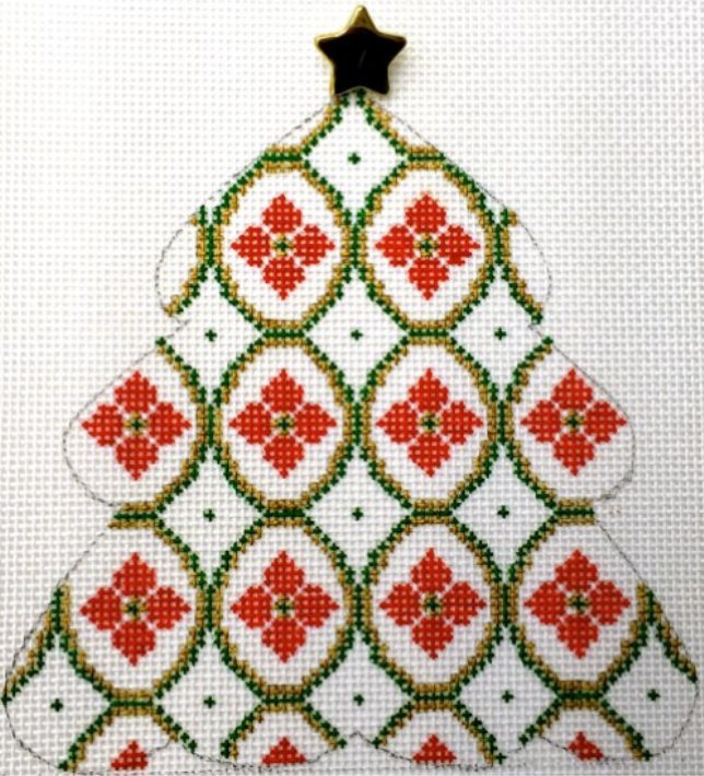 HB-141 Poinsettias Christmas Tree