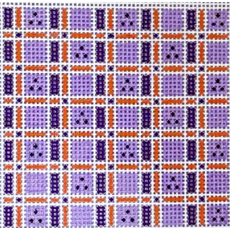 BP-94 Purple and Orange Plaid Insert