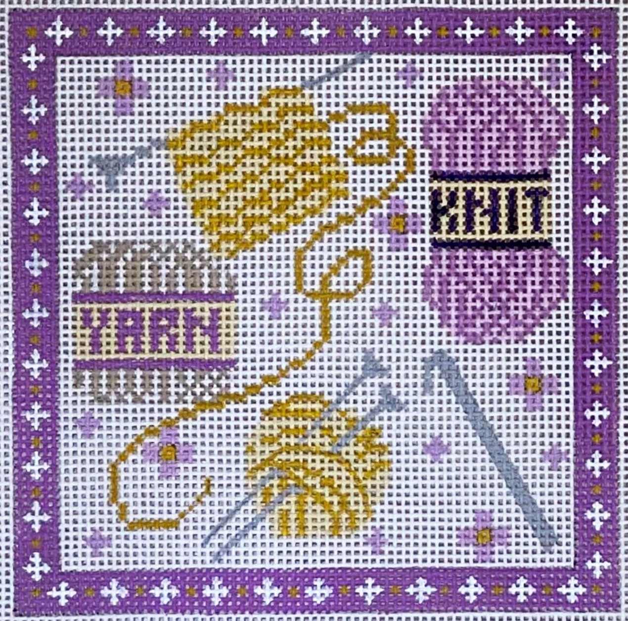 CH-494 Knitting Square