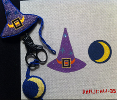AW-35 Witch Hat Scissor Case and Fob